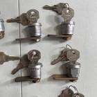 Vintage Lot Of 9 Corbin Cabinet Locks W  Matching Keys