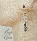 Phantom Of The Opera Earrings W stage Used Beads From Chandelier