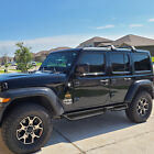 Drop Step Bars For 2018-2025 Jeep Wrangler Jl 4 Door Running Boards Black Gift
