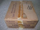 1986 Topps Tiffany Case Empty Display 6 Box Collector Sets No Cards Limited   a