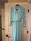 Gorgeous Vintage Dress Henry Lee Women s Size 6 Long Sleeve Button Up Blue