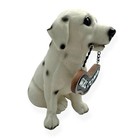 Welcome Dalmatian Statue Puppy Dog Realism Lifelike Real-life Style Decor New