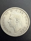 1938 Great Britain 1 Shilling Silver Coin