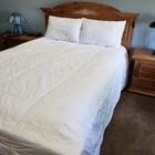 Calvin Klein Duvet Insert King White Cotton Down Alternative Hotel Comforter