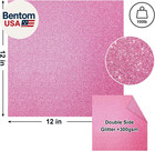 12 X 12 Inch Double Side Glitter Cardstock Paper 100lb Heavy Weight No Shred Gli