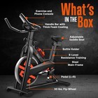 Squatz Stationary Cycling Bike Exerciser W  Comfortable Seat Cushion  Digital