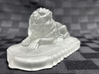 1876 Frosted Glass Lion From Phila  Centennial Exhibition-by Gillinder   Sons