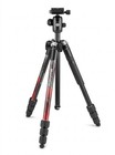 Manfrotto Element Mii Aluminum Travel Tripod Head Red Black Mkelmii4rd-bh  New
