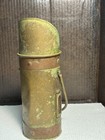 Vintage Copper Brass Coal Ash Scuttle Bucket Scoop Long Match Holder