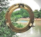 Nautical Antique Brass Porthole 12 Inch Ship Boat Window   Wall Porthole Decor