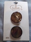 Vintage La Mode Mother Of Pearl Buttons With Amazing Luster West Germany 