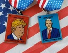 Fiesta Medal San Antonio president Donald Trump election Pin usa 250th Birthday 