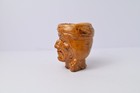 Vintage Oklahoma Souvenir Indian Made Head Bust Mug Or Pencil Holder