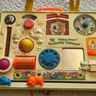 Vintage 1970s Fisher-price Activity Center Interactive Crib Toy