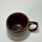 Vintage 1981 Brown Glazed Kava Craft Honeymoon Waikiki Hawaii Mug Tiki Barware
