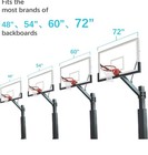 Progoal Universal Basketball Backboard Padding 60  Uv Resistant W  Hardware s510