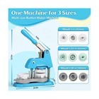 Button Maker Machine Multiple Sizes 1 1 25 2 25 Inch  Diy Pin Maker    Fast Ship
