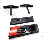 Audi S3 Front Grill Emblem Gloss Black For S3 A3 Honeycomb Grille Badge