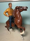 Vintage 1950 s Hartland Jim Hardie Tale Of Wells Fargo And Horse  Please See Pic