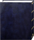 Magnetic Self-stick 3-ring Photo Album 100 Pages  50 Sheets   Navy Blue