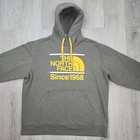 The North Face Shirt Large Xl Gray Heavyweight Long Sleeve Hoodie