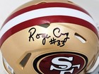 Roger Craig Signed San Francisco 49ers Gold Speed Mini Helmet Beckett Witness