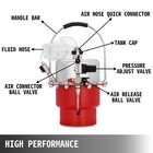 Pro Portable Pneumatic Air Pressure Kit Brake   Clutch Bleeder Valve System Kit