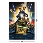 Star Wars  The Clone Wars - Movie Poster   Print  regular   size  27  X 40  