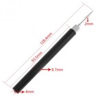 10pcs 2mm Test Probe Pins Insulation Wire Piercing Needle Tip Multimeter Probe