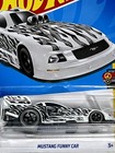 Hot Wheels Mustang Funny Car Art Cars 5 10 Black White 112 250 New On Card