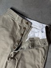 Vintage Korean War 1950s Us Military Khaki Officer Chino Pants 28x30 Button Fly