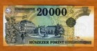 Hungary  20000 Forint  2017  P-new  Redesigned Unc