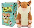 Talking Hamster  Interactive Stuffed Plush Animal Talking Toy Cute Sound Brown