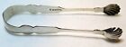 Samuel D  Rockwell New York Engraved Coin Silver Sugar Tongs Circa 1834-1853