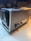 Tested Vtg Zenith Explorer No52s Portable 5    B w Tv Am fm Radio clock