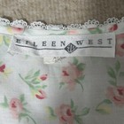 New Eileen West Nightgown Womens Medium Floral Cottage Prairie Sleeveless Usa