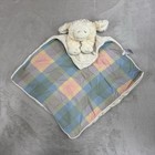 Baby Gund Pendleton Lamb Blankie Lovey Cream Security Blanket Plaid Wool 44881