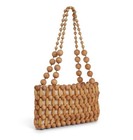 Cult Gaia Cora Shoulder Bag Bamboo wood In Natural