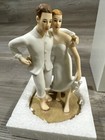 Weddingstar Wedding Cake Topper Bride   Groom On Beach Porcelain New