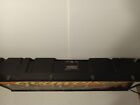 Vintage Budweiser Beer Champion Clydesdale Horse Team Lighted Bar Sign 48x16x7 