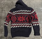 Polo Ralph Lauren Christmas Snowflake Shawl Neck Sweater Boys 7