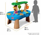 Step2 Tropical Rainforest Kids Water Table Outdoor Play Toy Sand Activity
