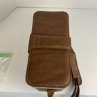Vintage Durable Camera Bag Vanity Case 12  X 9  X 6  Storage Travel Case W Strap