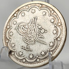 Ah1255 9  1847  Ottoman 20 Kurus Silver Coin  Sultan Abdulmejid I Km    675 Au