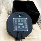 Compass Working Brass Brunton Pocket Vintage With Leather Case 