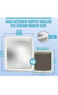 Extra Large Rolled Ice Cream Maker  14 x10   - Make Large  White