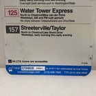 City Of Chicago Cta  Metal Sign 18 X 24 Bus Stop D s  Taylor Street  Water Tower