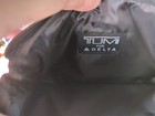 Tumi For Delta Zip Pouch Travel Case Cosmetic Bag Purple 8  X 6 