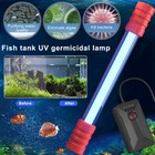 13w Uvc Aquarium Algae Green Clear Light Fish Tank Water Clean Lamp Submersible