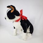 Melissa   Doug Realistic Puppy Dog Plush Black White Lifelike Stuffed Animal Toy